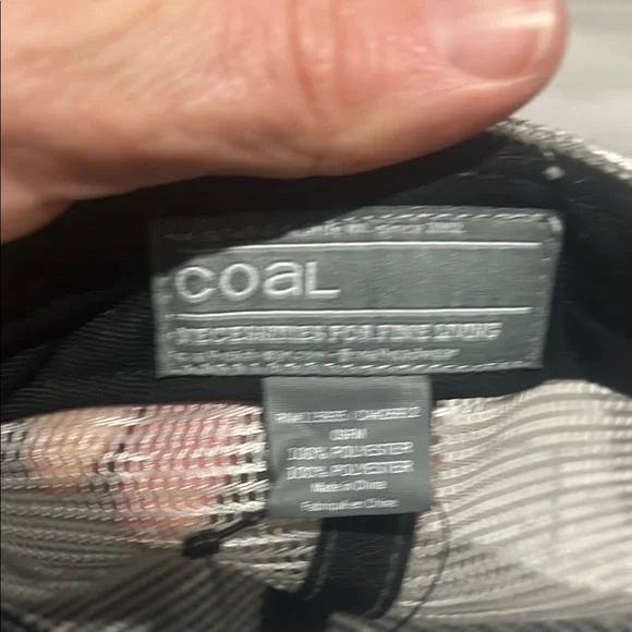 Black and White Trucker Hat with Adjustable Snapback - Picture 6 of 6